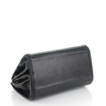 Chanel Lambskin Chocolate Bar Accordion Flap Black 4 of 8