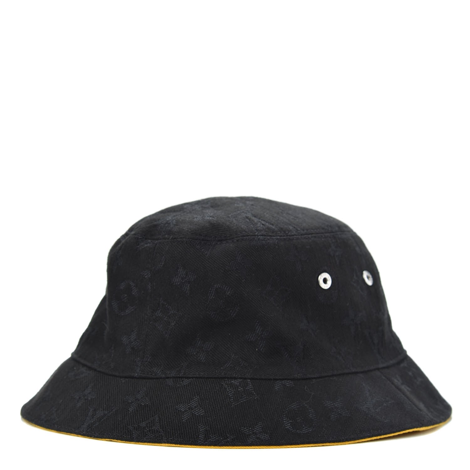 Louis Vuitton Monogram Denim Transformable Bob Bucket Hat 58 Black 1 of 7