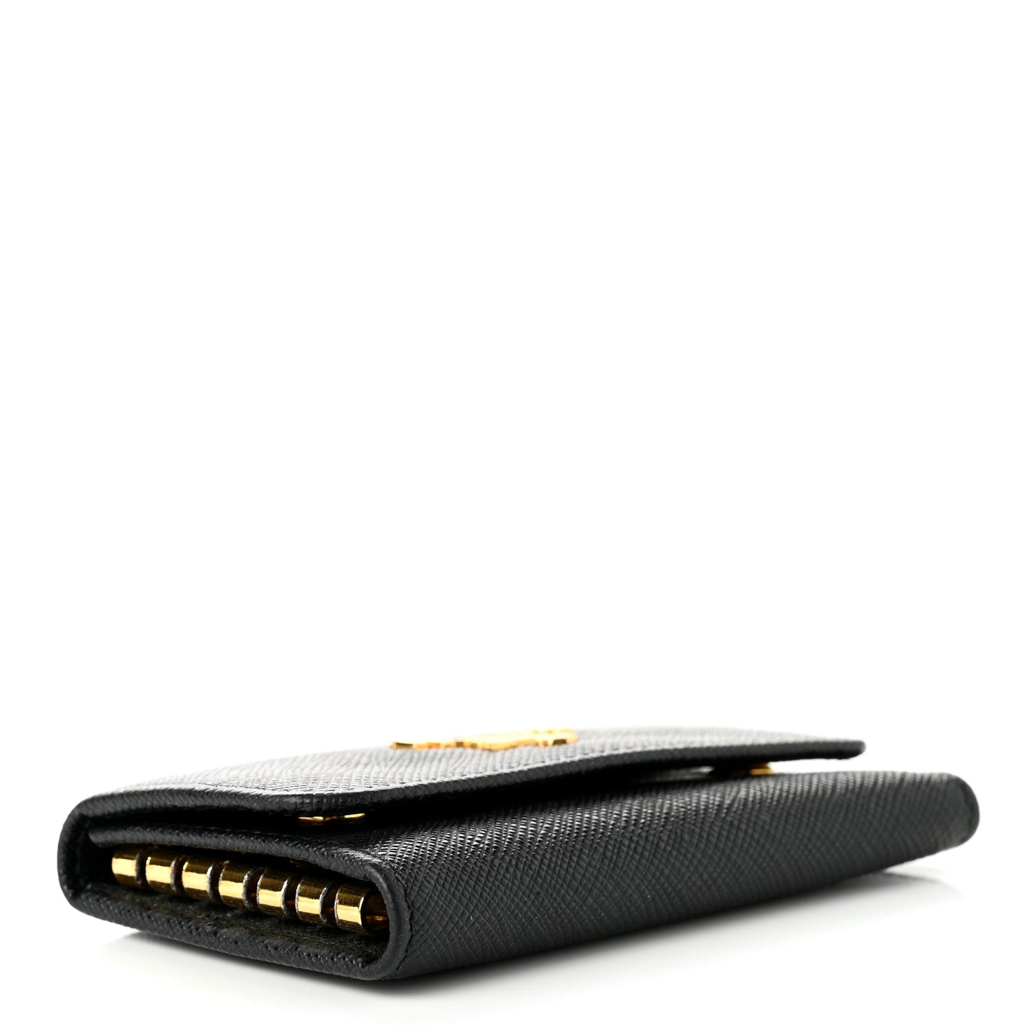 Prada Saffiano Metal 6 Key Holder Black 4 of 6