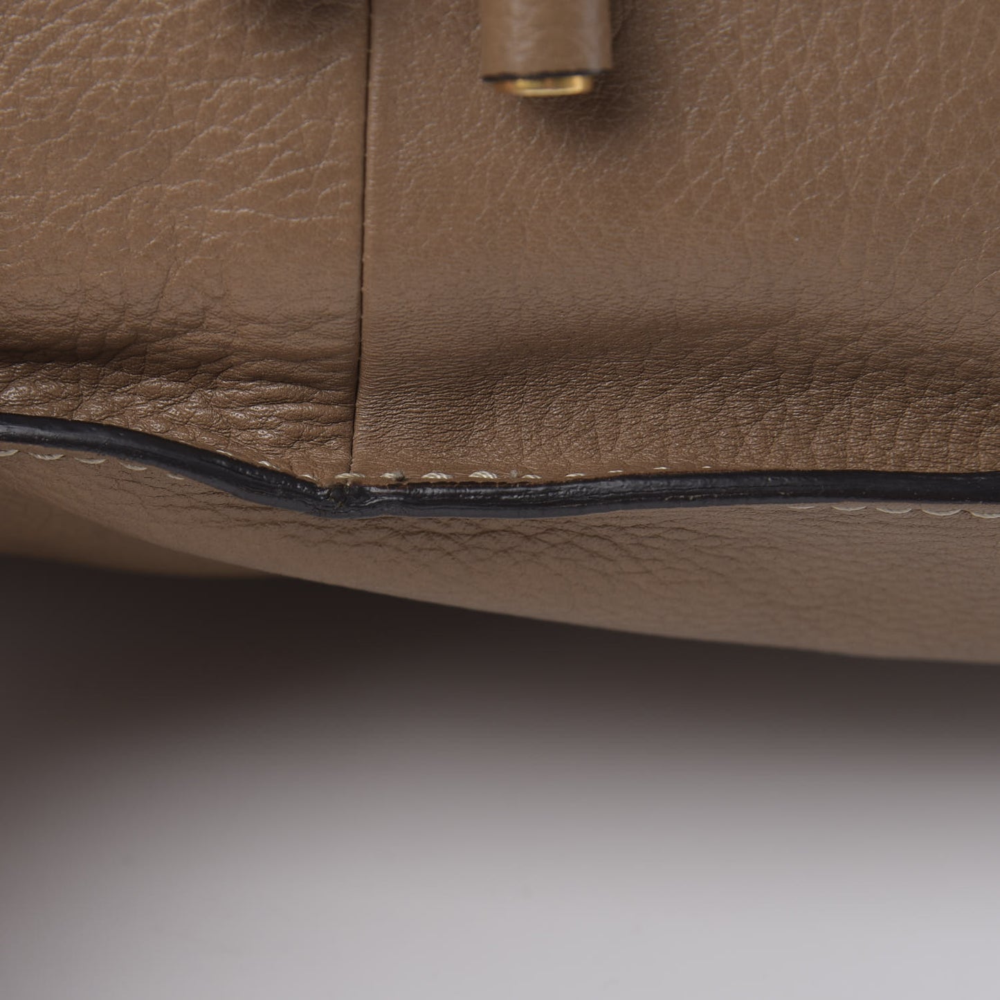 Calfskin Large Marcie Satchel Nut