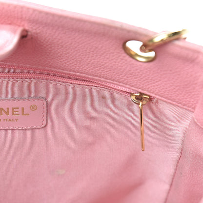 Chanel Caviar Quilted Petit Shopping Tote PST Pink 18 of 19