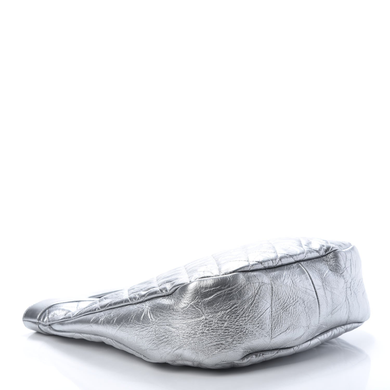 Chanel Metallic Crumpled Calfskin Small 31 Shopping Bag Silver 4 of 10