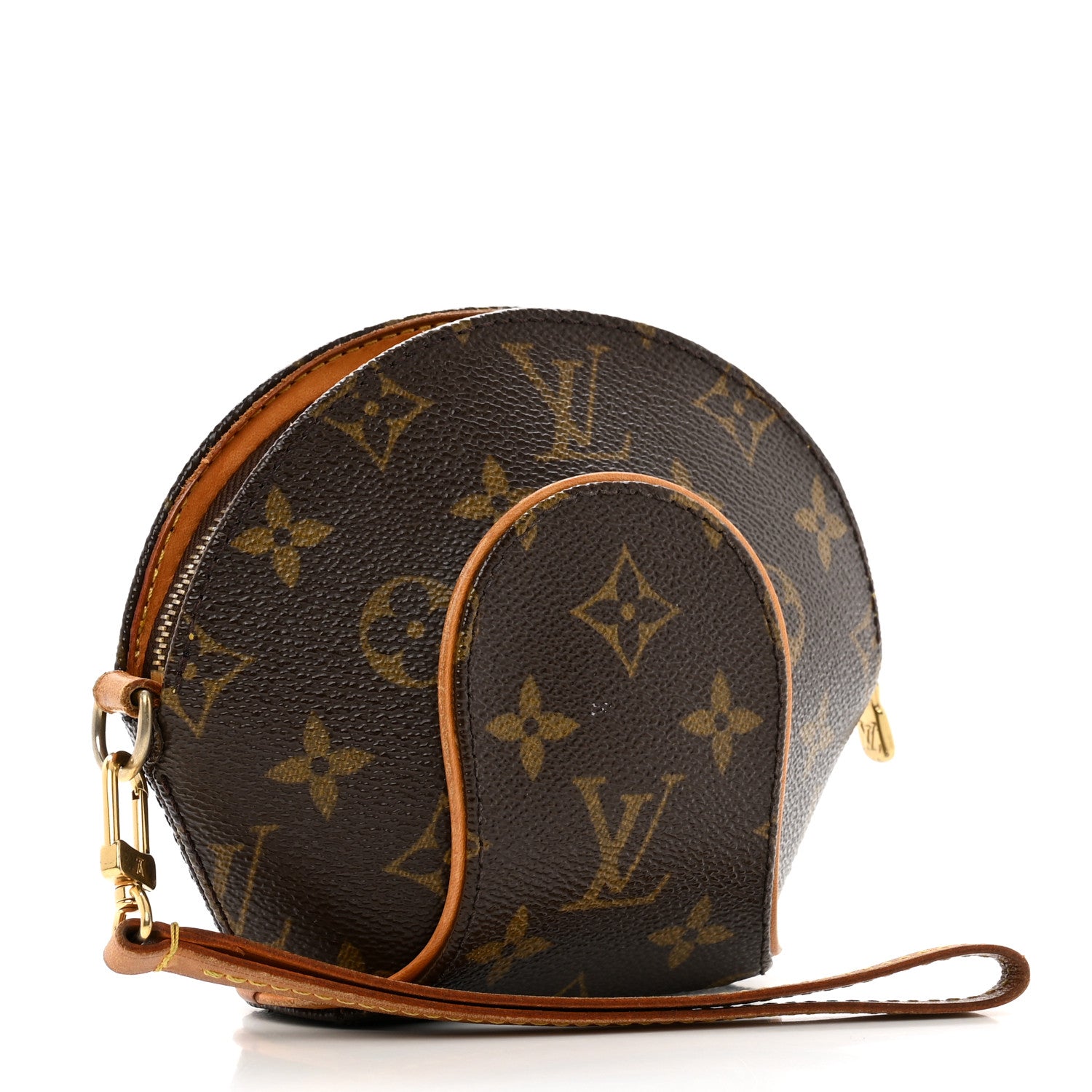 Louis Vuitton Monogram Mini Ellipse Wristlet Clutch 3 of 9