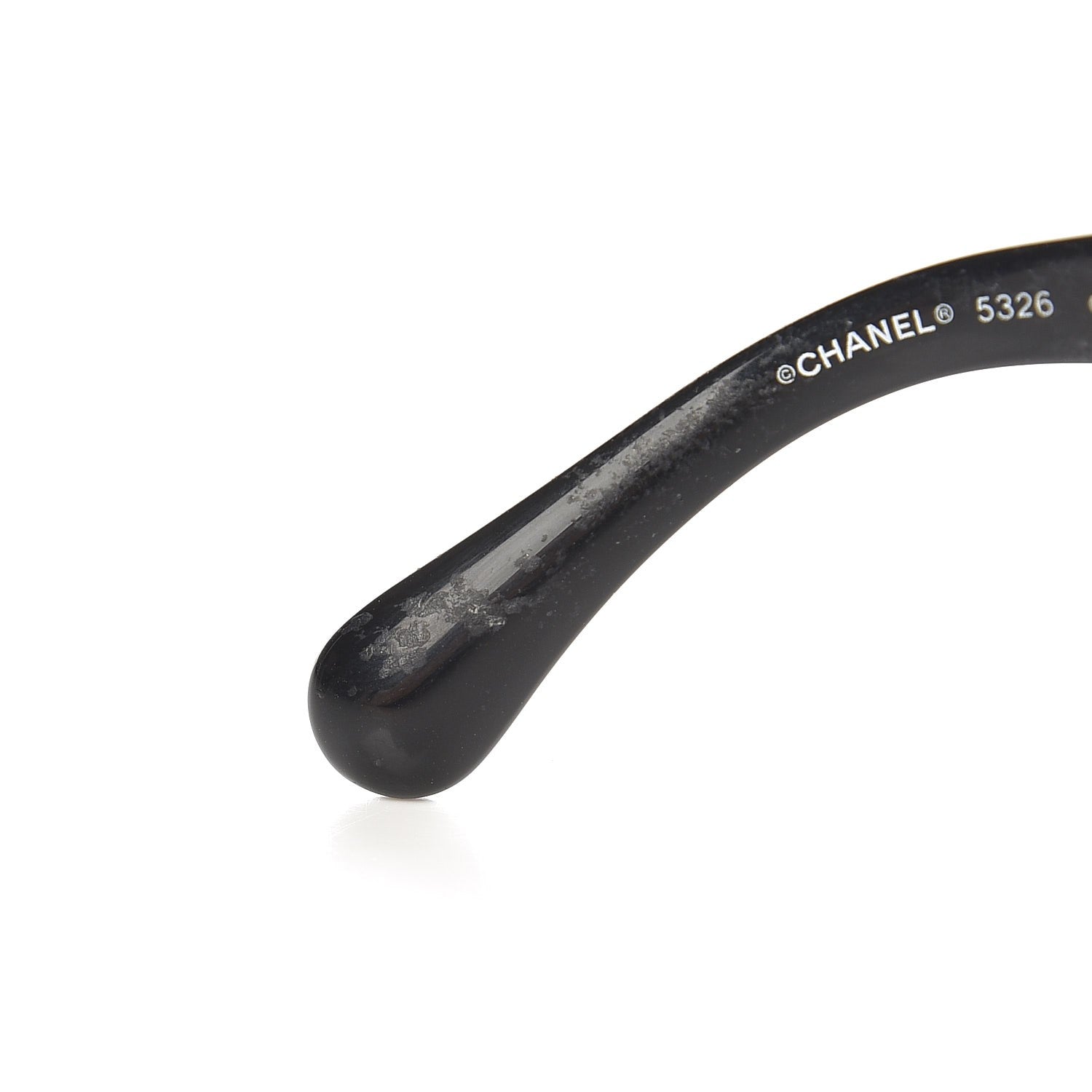 Chanel Cat Eye Chain Polarized Sunglasses 5326 Black 8 of 20