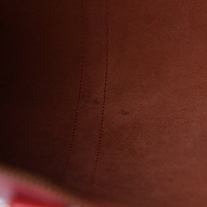 Louis Vuitton Epi Keepall 55 Castillan Red 12 of 26