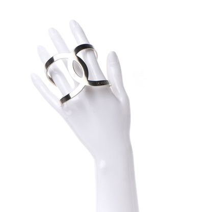 Chanel Metal CC Cuff Silver 2 of 7