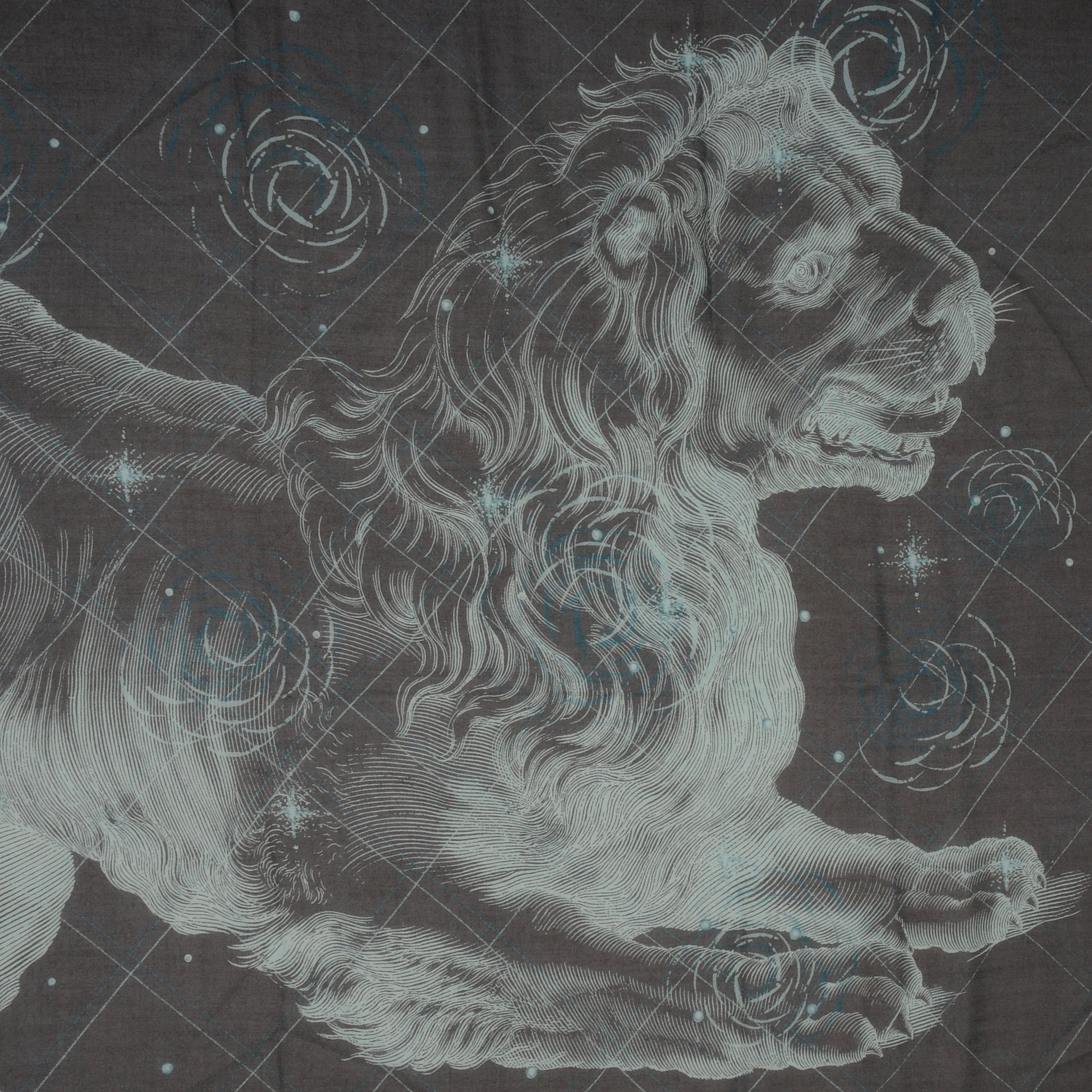 Chanel Silk Lion CC Scarf 1 of 5