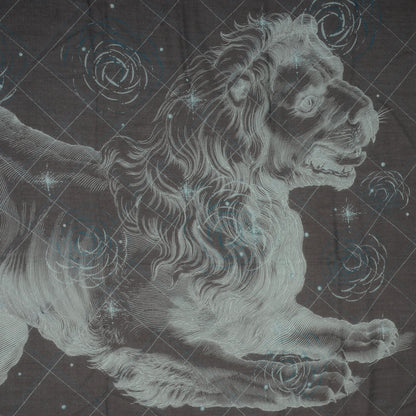 Chanel Silk Lion CC Scarf 1 of 5