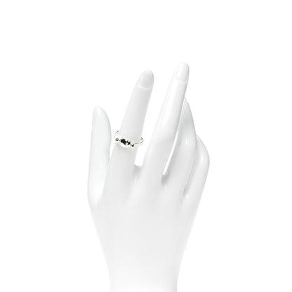 Tiffany Sterling Silver Elsa Peretti Bean Ring 53 6.5 2 of 5