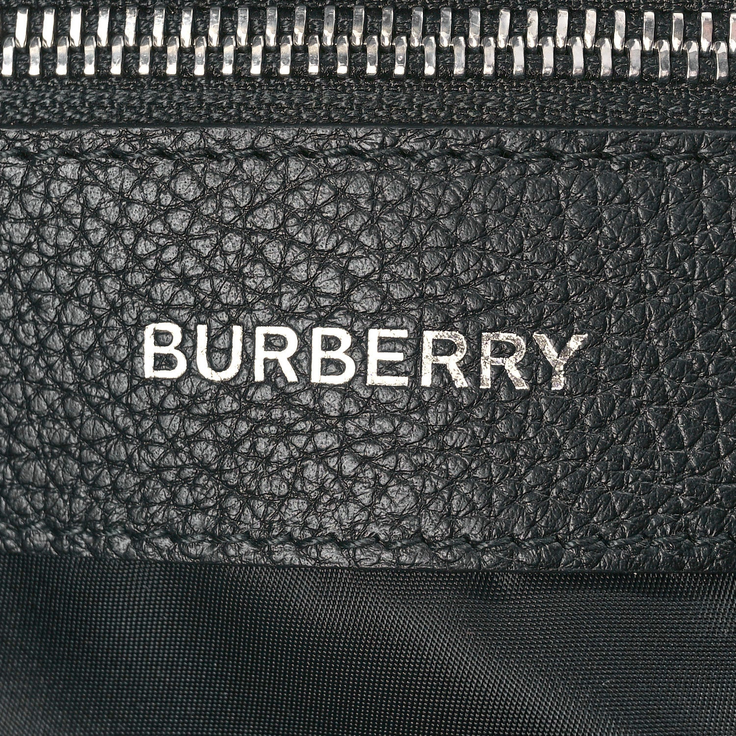 Burberry Grainy Calfskin Embossed Bruno Messenger Black 6 of 8