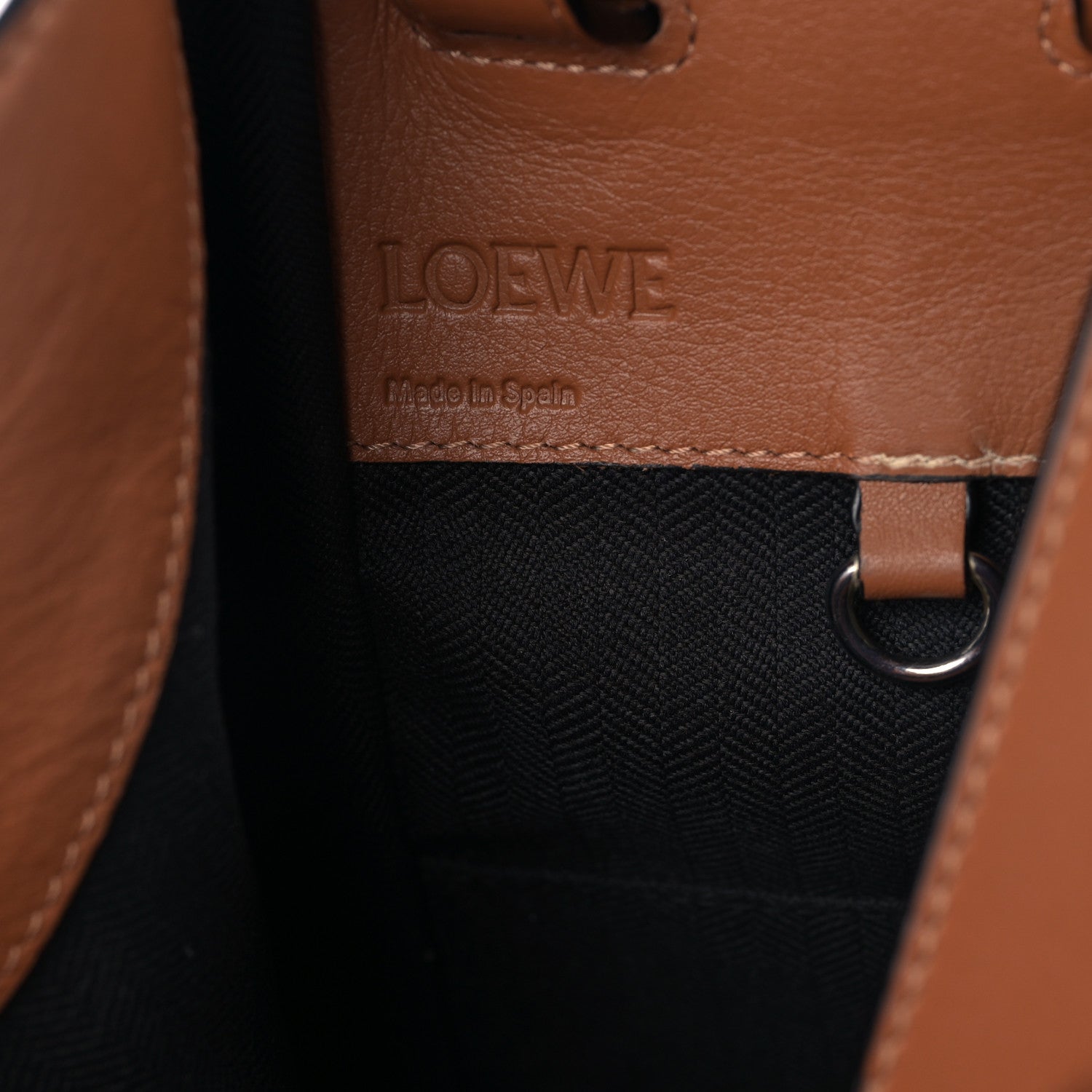 Loewe Calfskin Small Hammock Shoulder Bag Tan 6 of 8