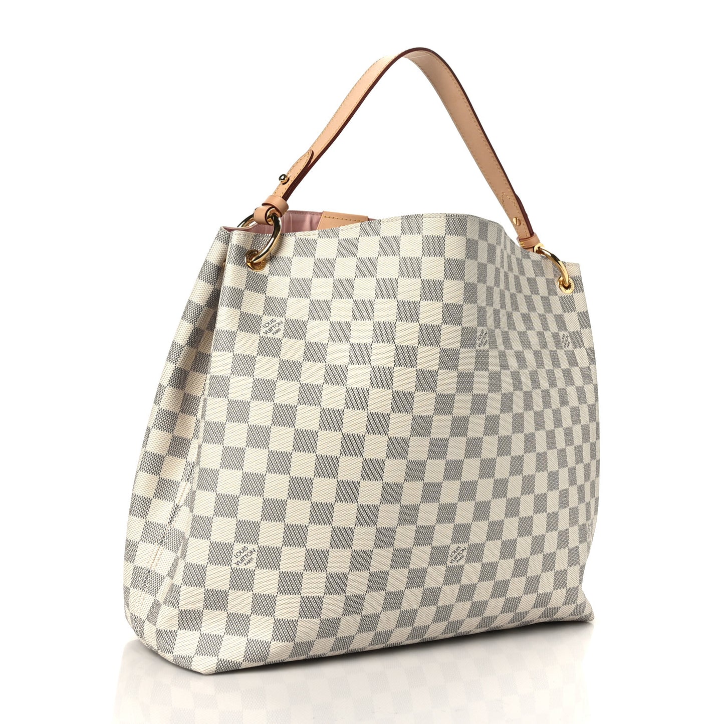 Damier Azur Graceful MM Rose Ballerine