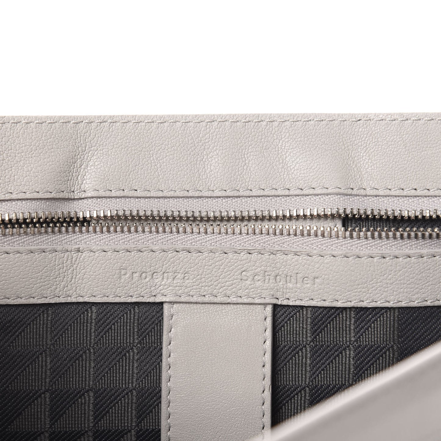 Lambskin Medium PS1 Satchel Pale Steel