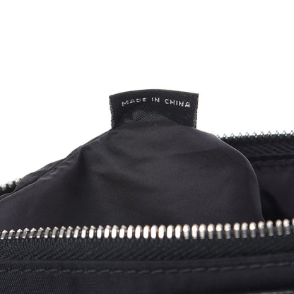 Prada Tessuto Nylon Saffiano Wristlet Black 7 of 7