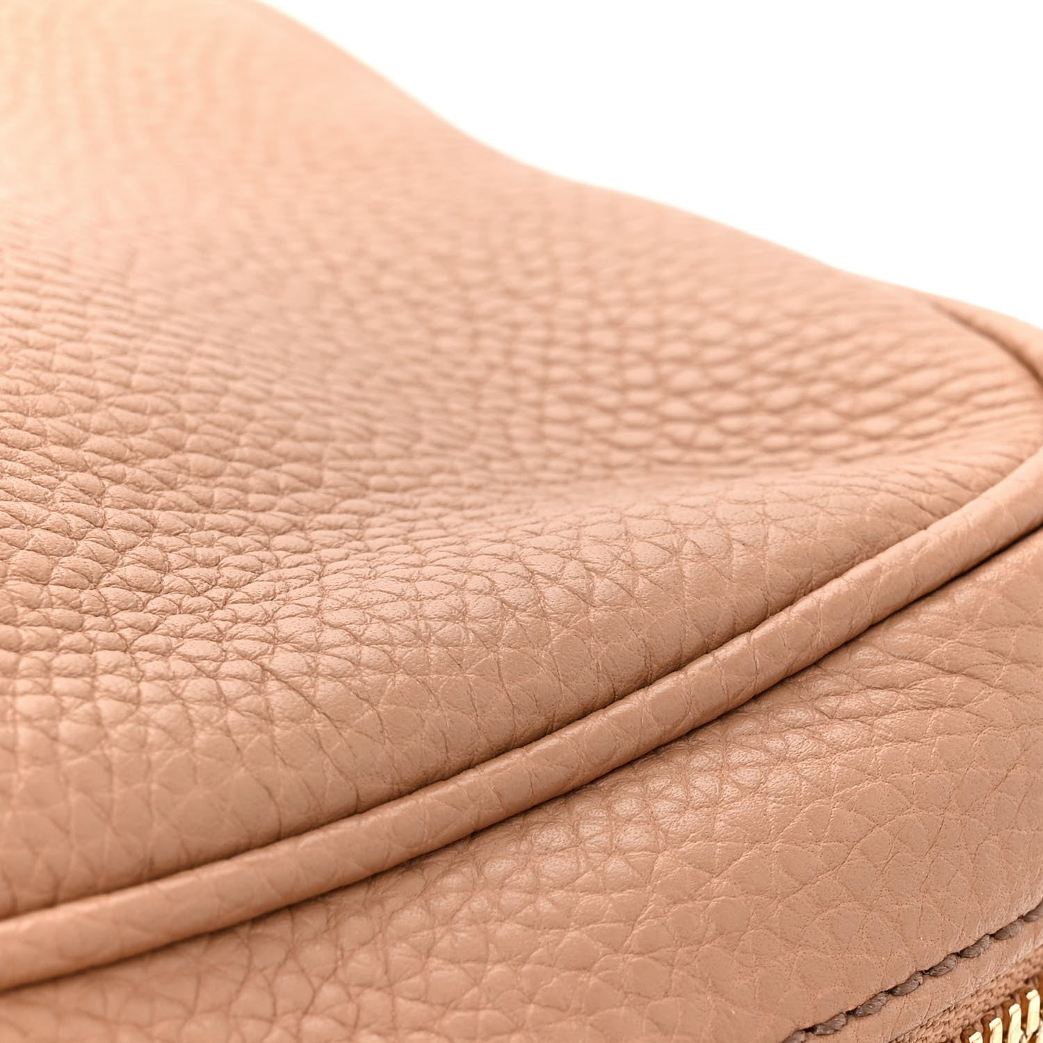 Gucci Pebbled Calfskin Small Soho Disco Bag Camelia 14 of 16