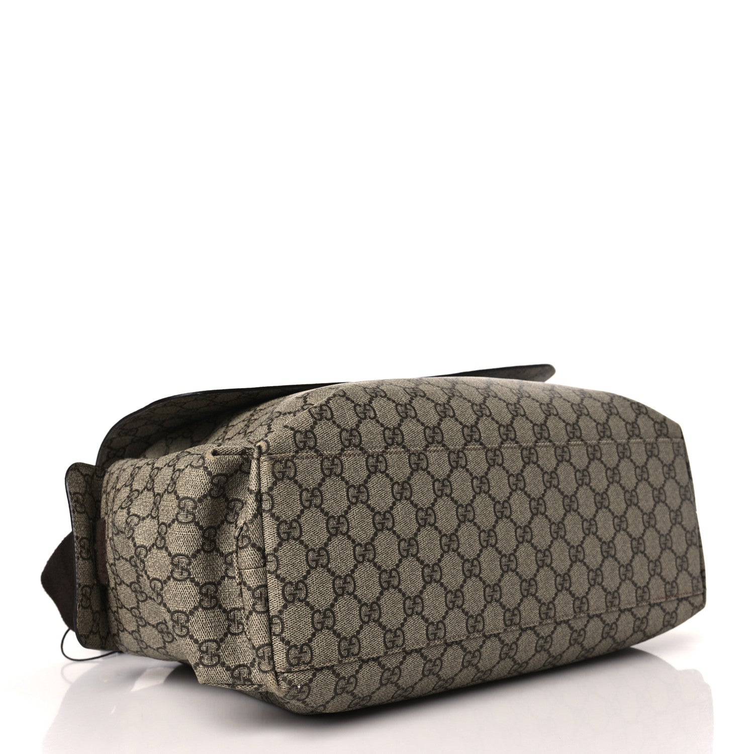 Gucci GG Plus Monogram Messenger Diaper Bag Dark Brown 4 of 9