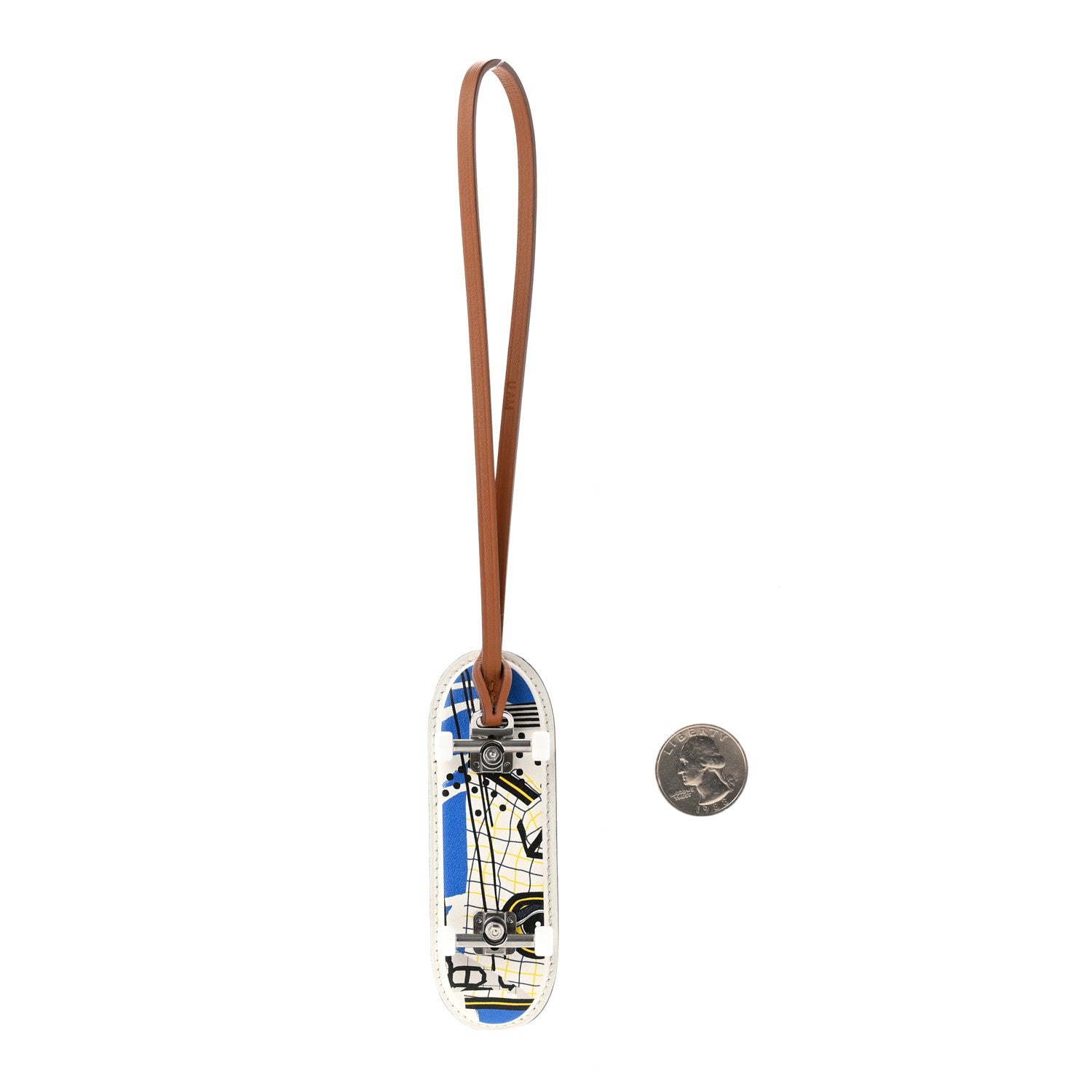 Hermes Swift Chevre Fingerskate Bag Charm Black Multicolor Gold 2 of 5