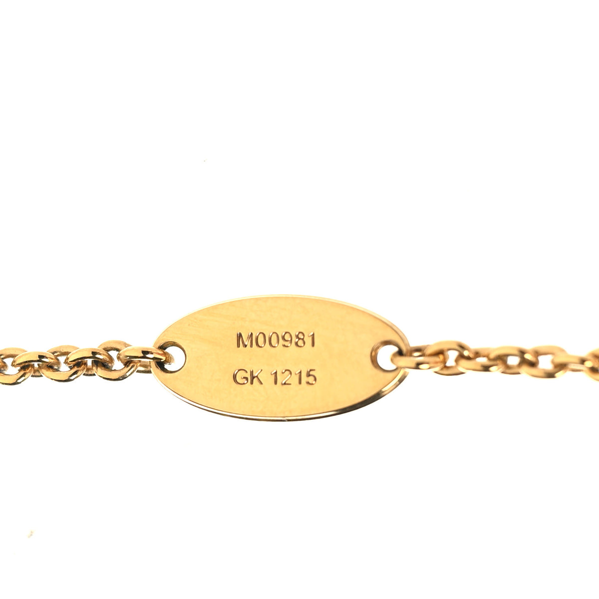 Louis Vuitton Pearl LV Floragram Necklace Gold 5 of 6
