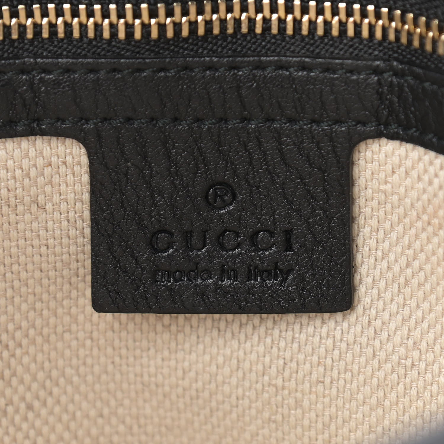 Gucci Pebbled Calfskin Medium Soho Flap Crossbody Black 6 of 11