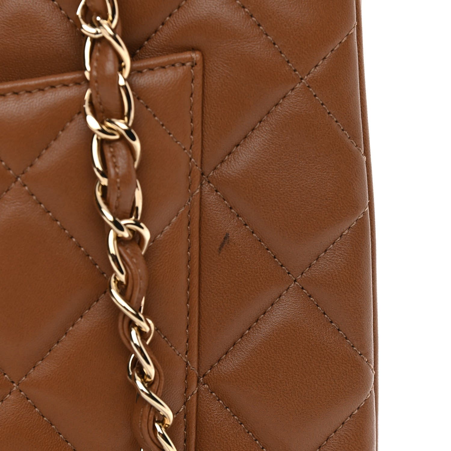 Chanel Lambskin Quilted Large Trendy CC Flap Camel 10 of 15