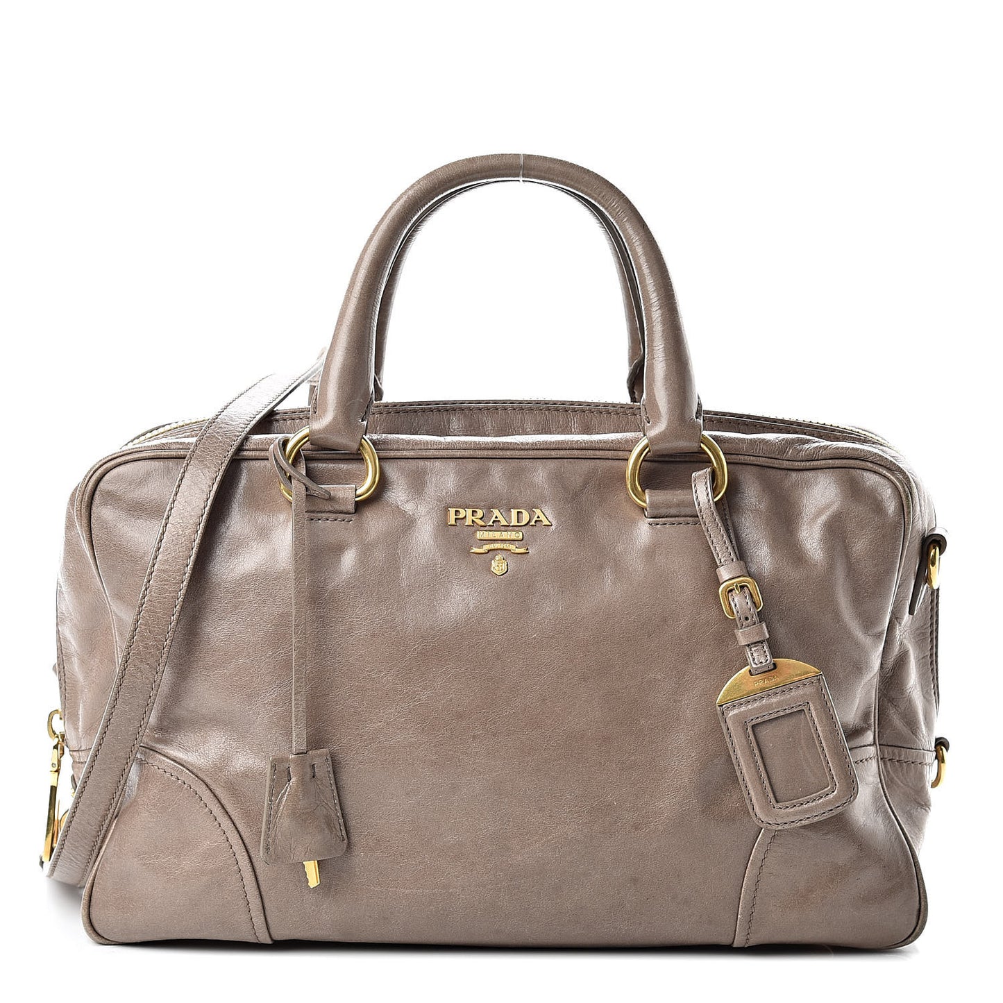Vitello Shine Bauletto Argilla