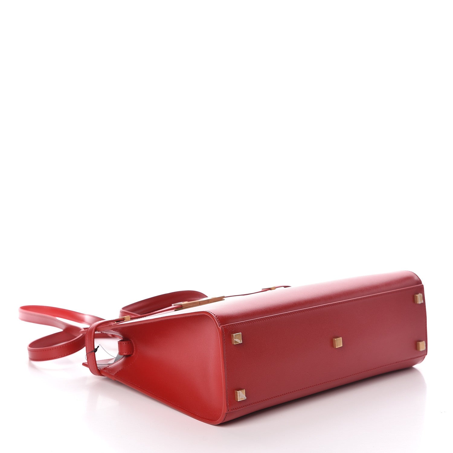 Saint Laurent Calfskin Small Manhattan Shopper Tote Red 4 of 9
