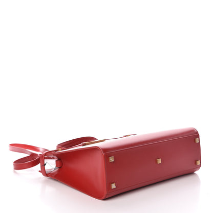 Saint Laurent Calfskin Small Manhattan Shopper Tote Red 4 of 9