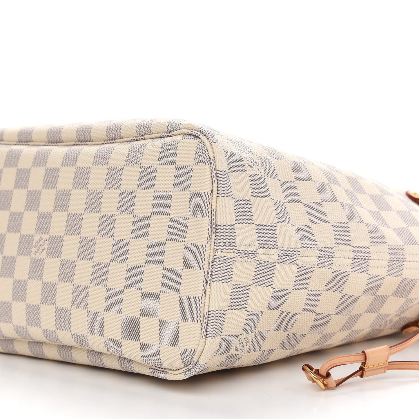 Damier Azur Neo Neverfull MM Rose Ballerine