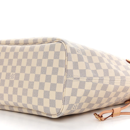 Louis Vuitton Damier Azur Neo Neverfull MM Rose Ballerine 11 of 11