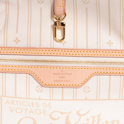 Louis Vuitton Damier Azur Neverfull GM 6 of 7