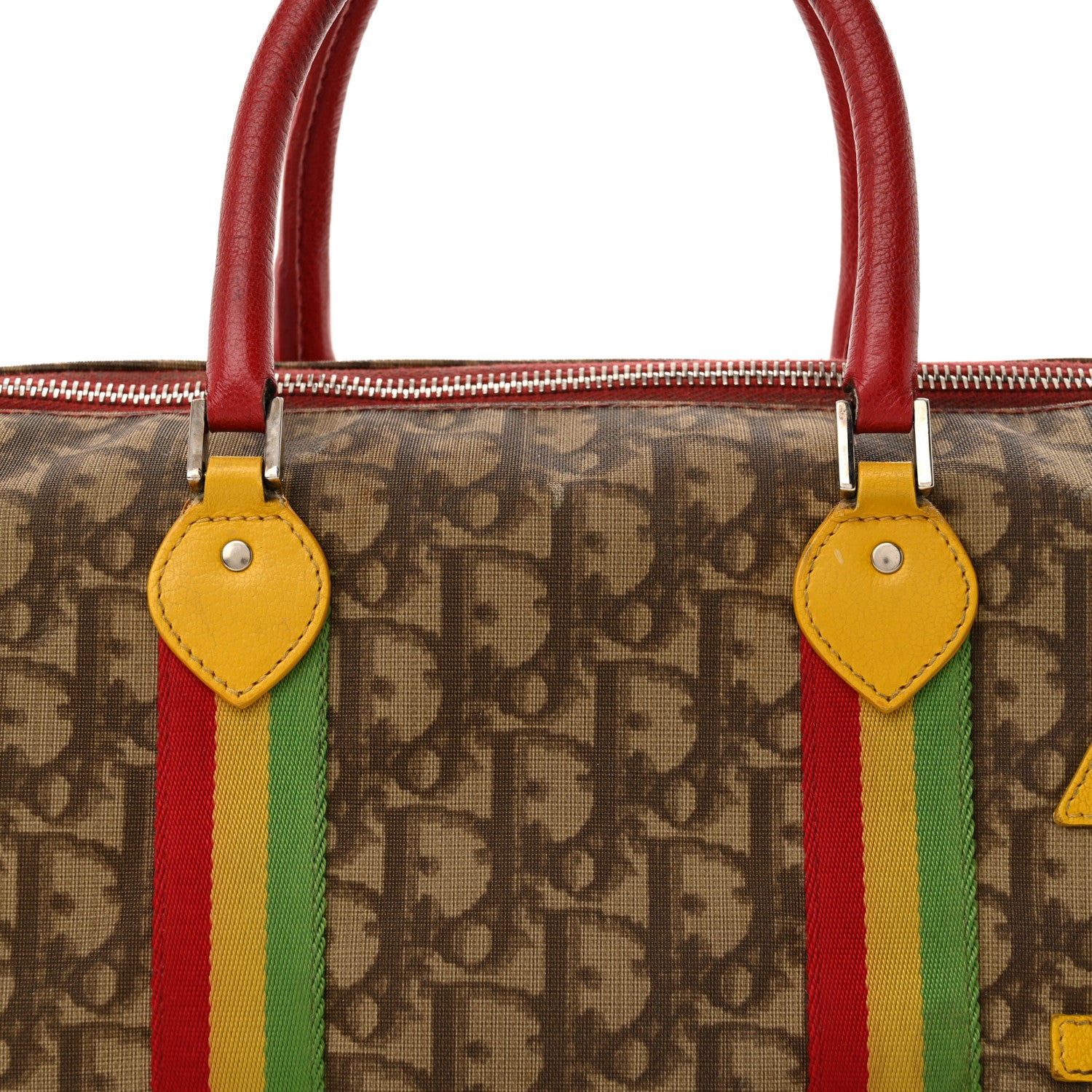 Christian Dior Monogram Rasta Boston Beige 8 of 16