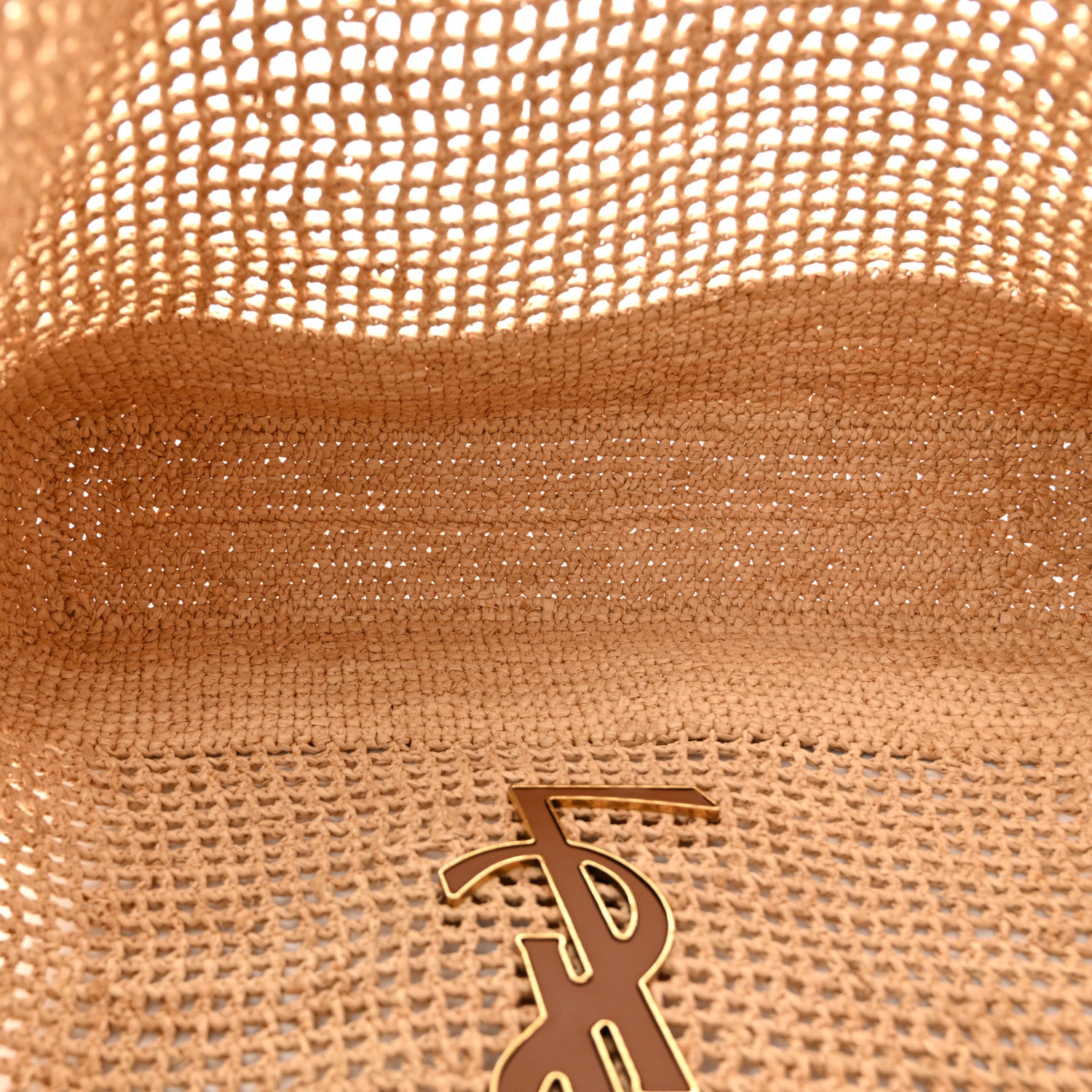 Saint Laurent Raffia Icare Shopping Tote Natural 6 of 11