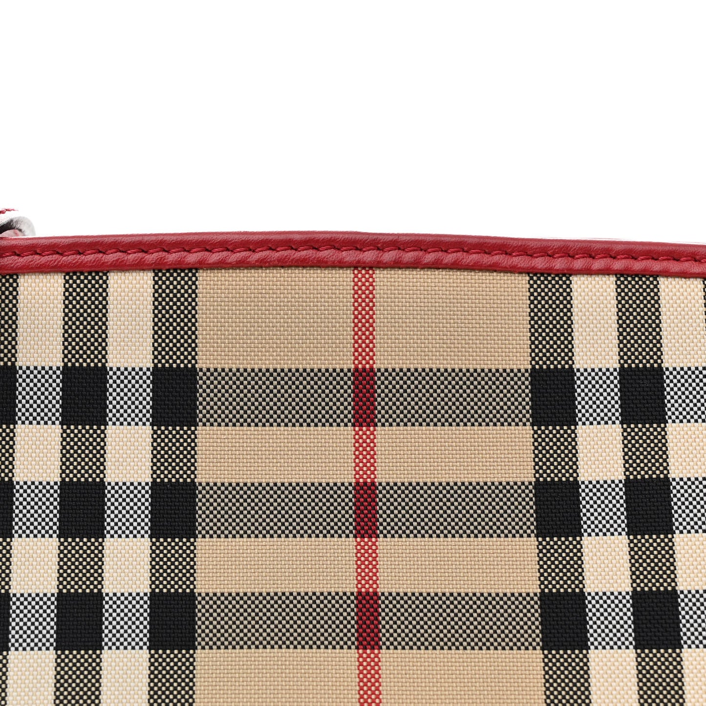 Haymarket Check Small Chichester Crossbody Clutch Red