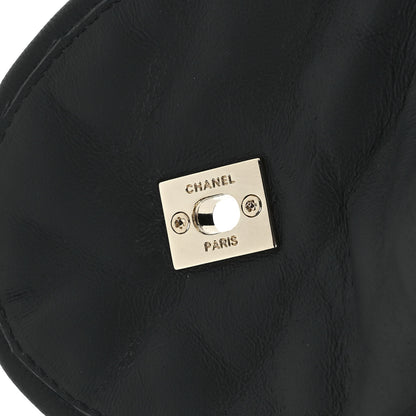 Chanel Lambskin Quilted CC Turnlock Loafers 41 Black 9 of 10