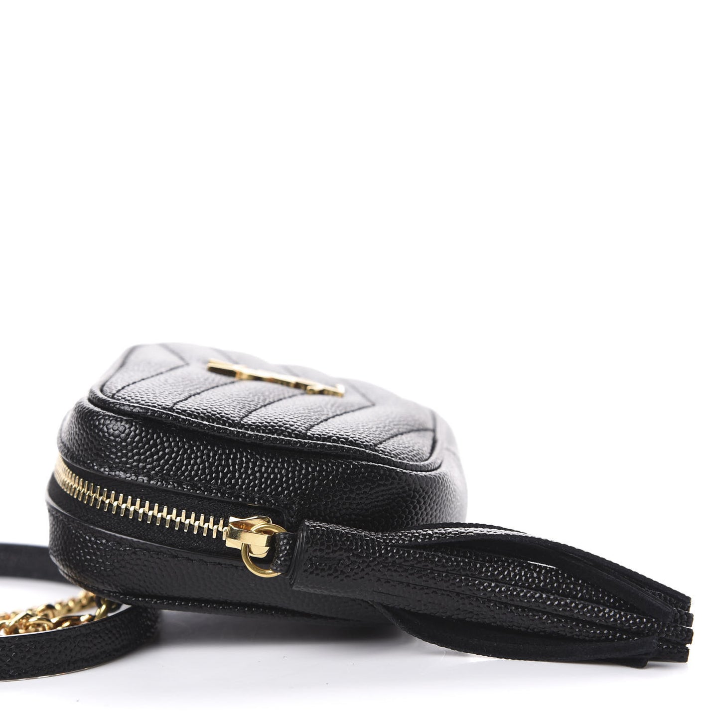 Grain De Poudre Matelasse Monogram Baby Lou Camera Bag Black