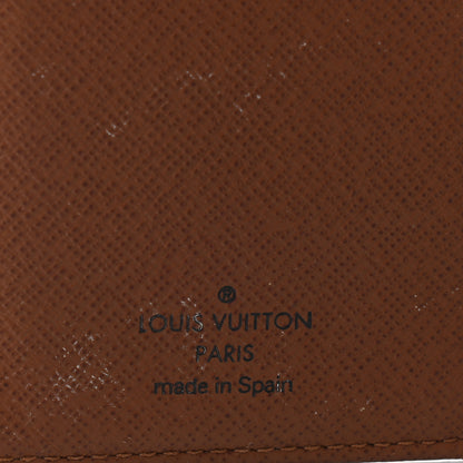 Louis Vuitton Monogram Checkbook Holder Case Wallet 6 of 9