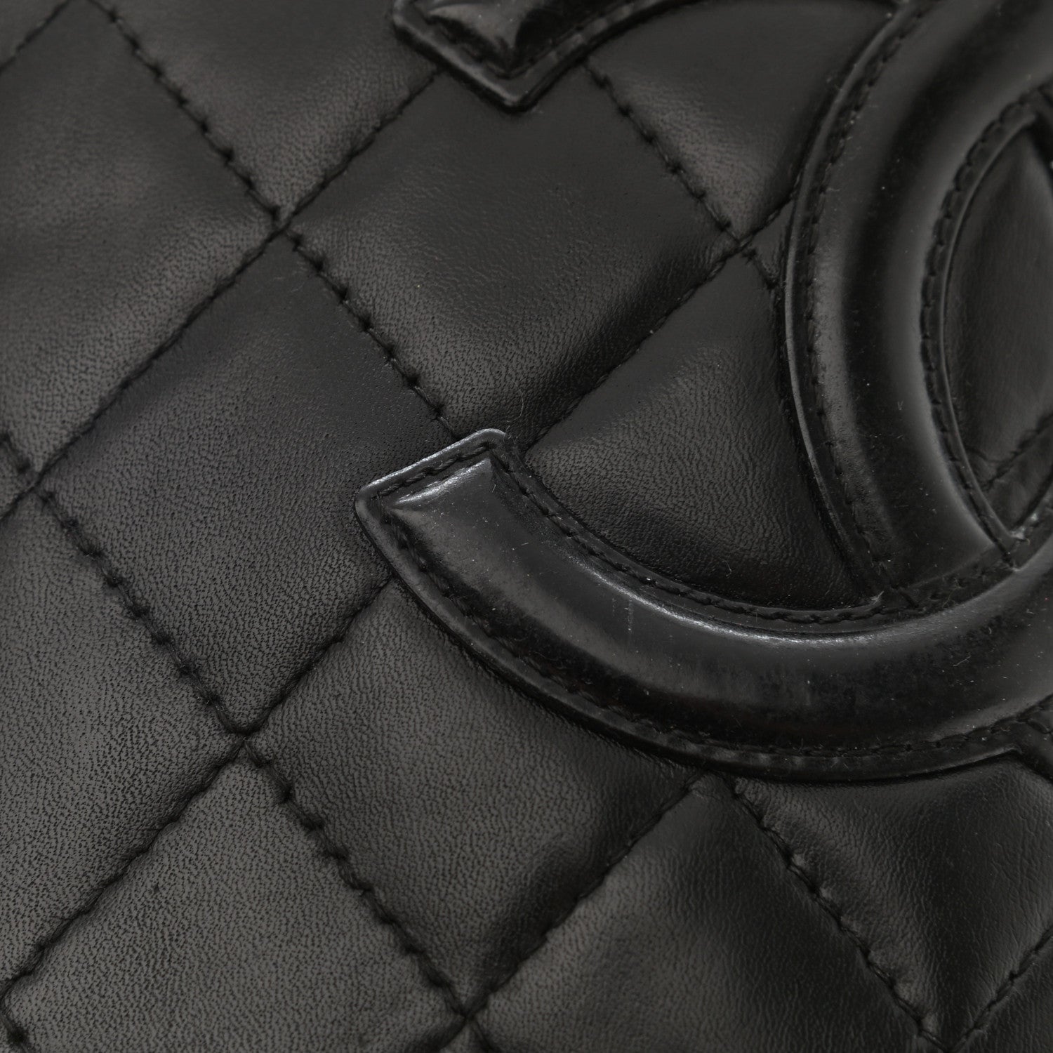 Chanel Calfskin Quilted Cambon Yen Wallet Black 15 of 15