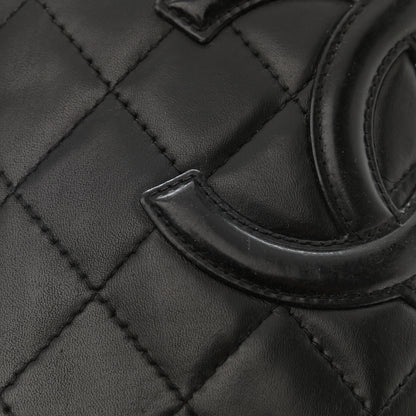 Chanel Calfskin Quilted Cambon Yen Wallet Black 15 of 15