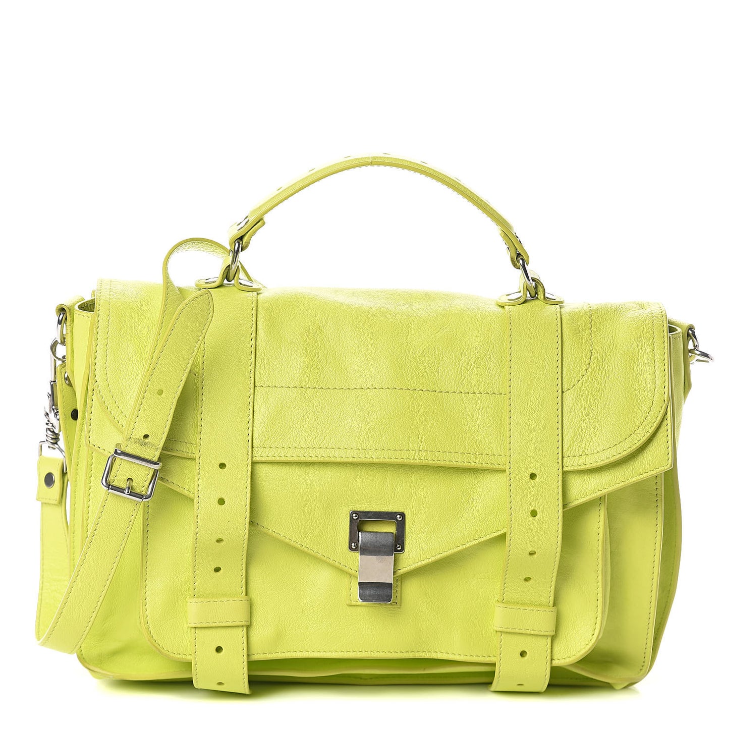 Lambskin Medium PS1 Satchel Sulfur
