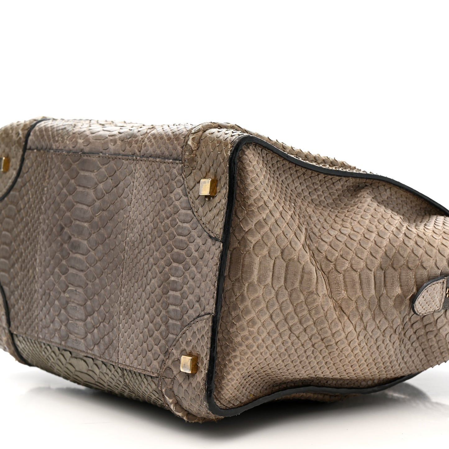 Snakeskin Mini Luggage Grey