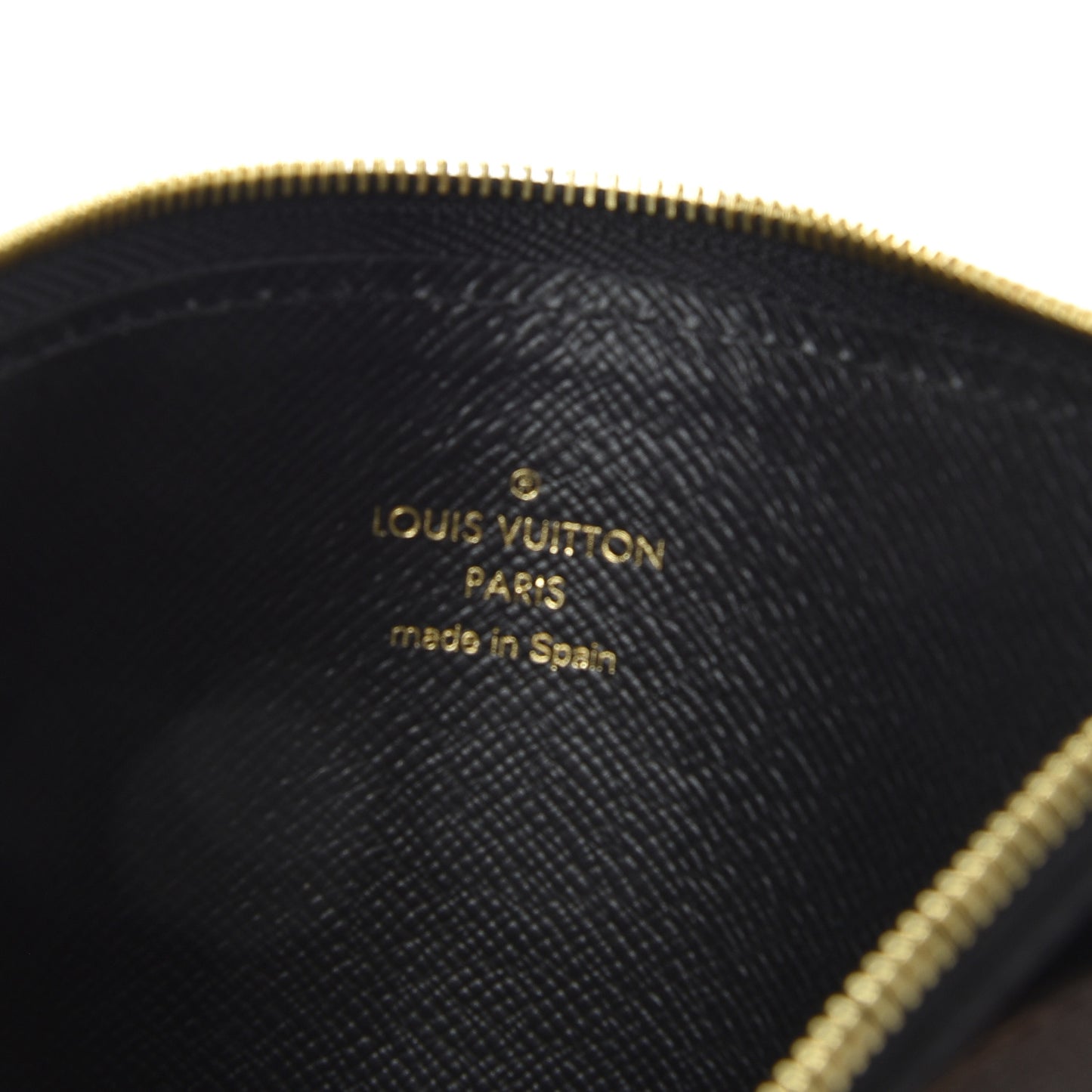 Monogram Slim Purse Black