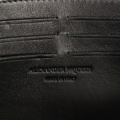 Alexander McQueen Metallic Lambskin Skull Wallet on Chain Antique Gold 6 of 6