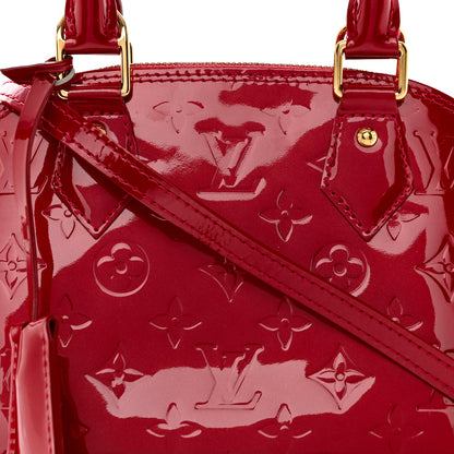 Louis Vuitton Vernis Alma BB Pomme D'Amour 7 of 9