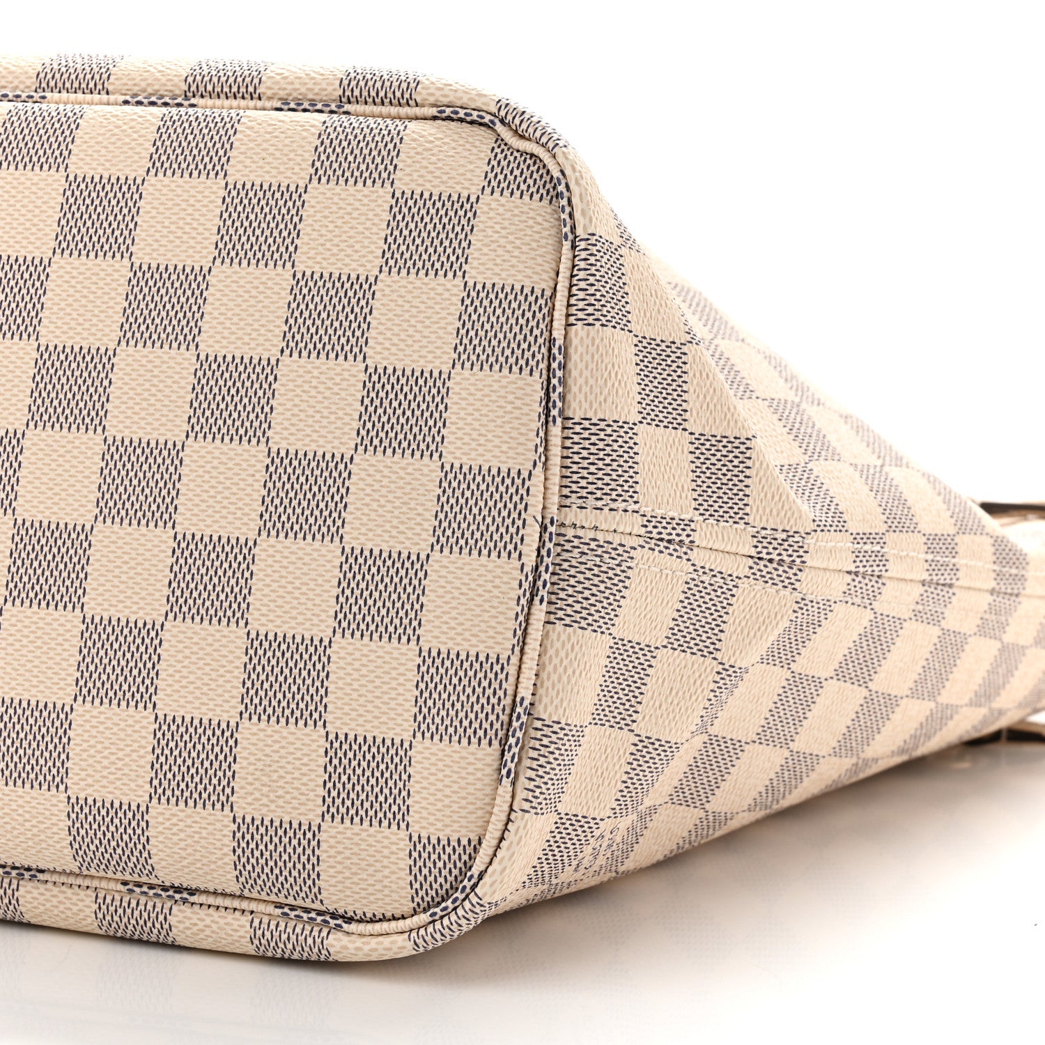 Louis Vuitton Damier Azur Braided Neverfull MM Pink 9 of 9