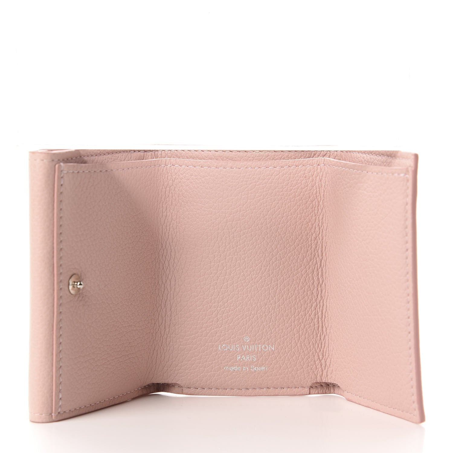 Louis Vuitton Calfskin Lockmini Wallet Rose Ballerine 5 of 8