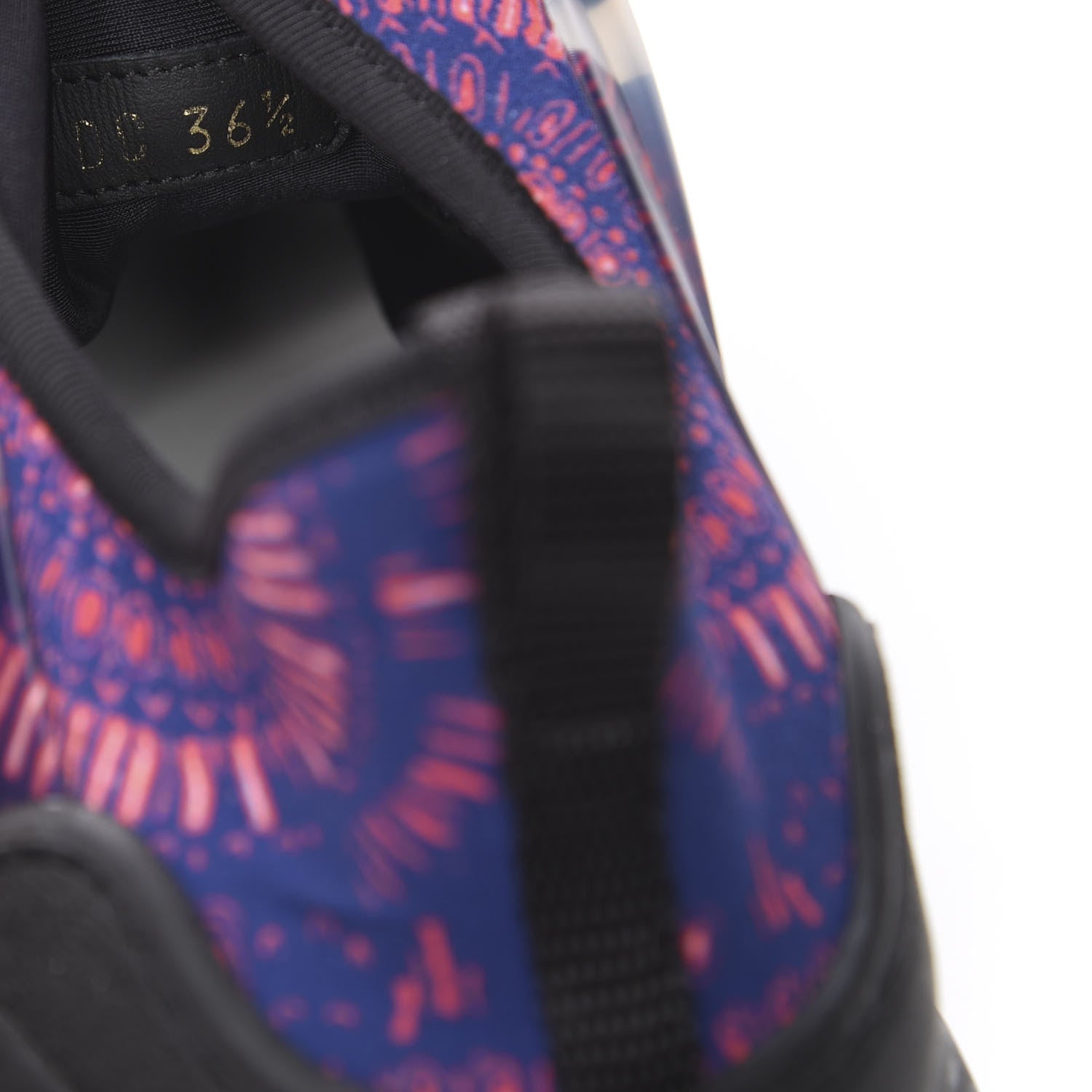 Christian Dior Technical Fabric Rubber Womens Fireworks D-Connect Sneakers 36.5 Deep Blue Pink 7 of 11