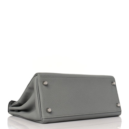 Hermes Togo Kelly Retourne 28 Gris Mouette 4 of 9