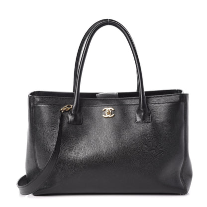 Chanel Calfskin Cerf Shopper Tote Black 1 of 9