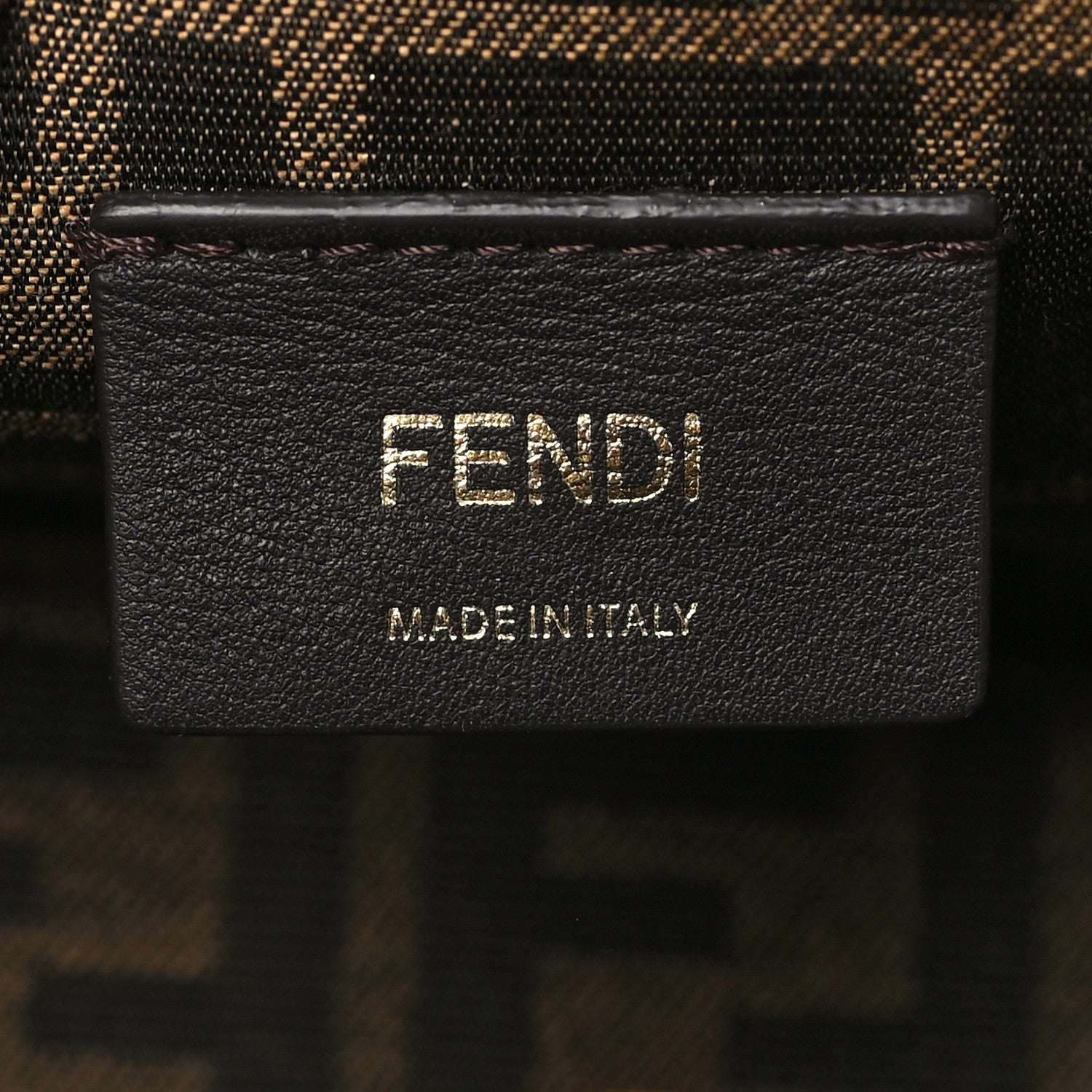Fendi Shiny Nappa Small Fendi First Caramello 6 of 10