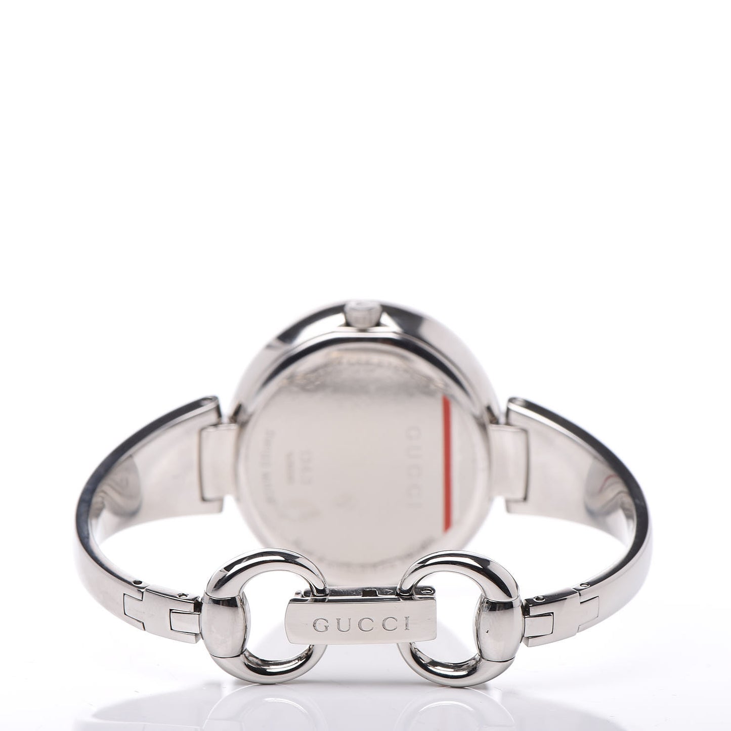 Stainless Steel 36mm Guccissima Quartz Watch Brown